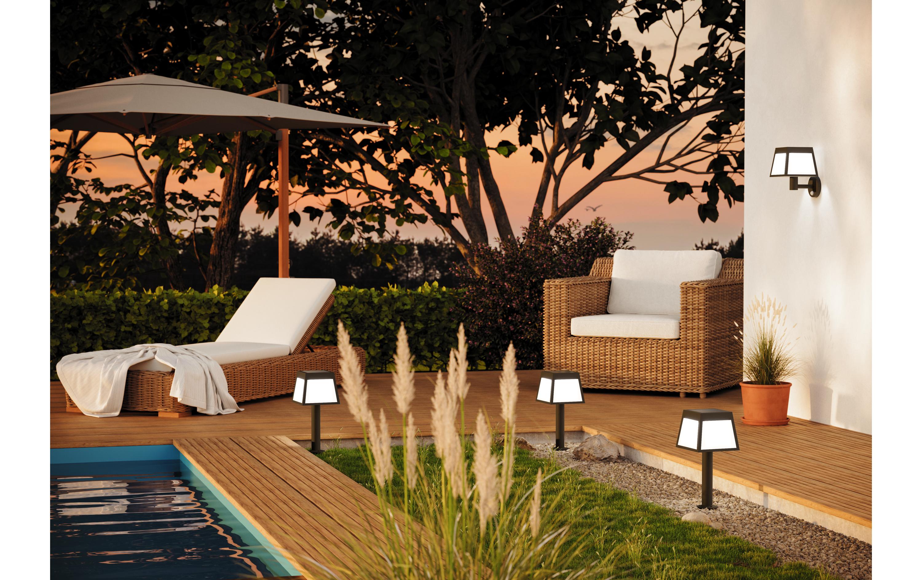 EGLO Leuchten Gartenlicht Altilia LED Solar mit Sensor EGLO Leuchten Gartenlicht Altilia LED Solar mit Sensor