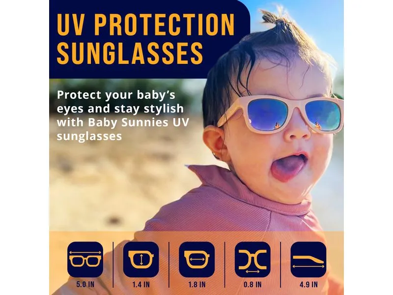 Baby Sunnies Baby-Sonnenbrille mit Band Rosa