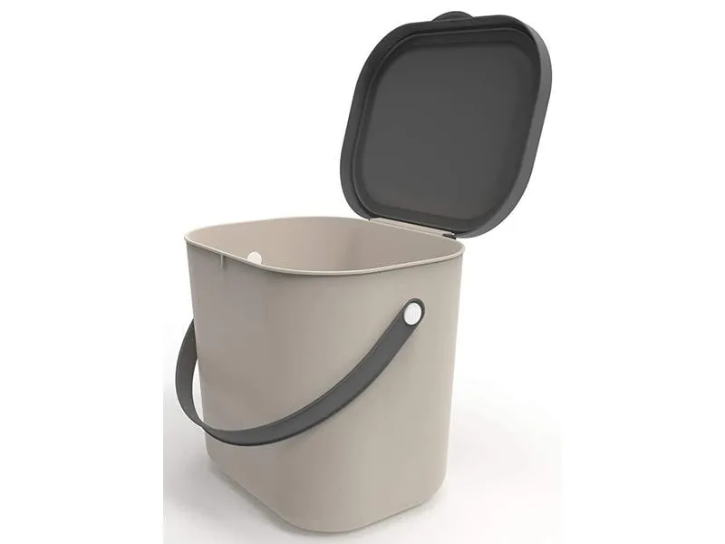 Rotho Recyclingbehälter Albula 6 l, Cappuccino Rotho Recyclingbehälter Albula 6 l, Cappuccino