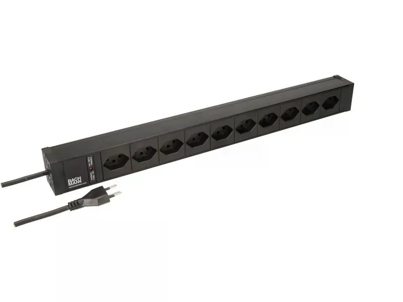 Bachmann 19 PDU 10x T13, > 1HE, Schwarz