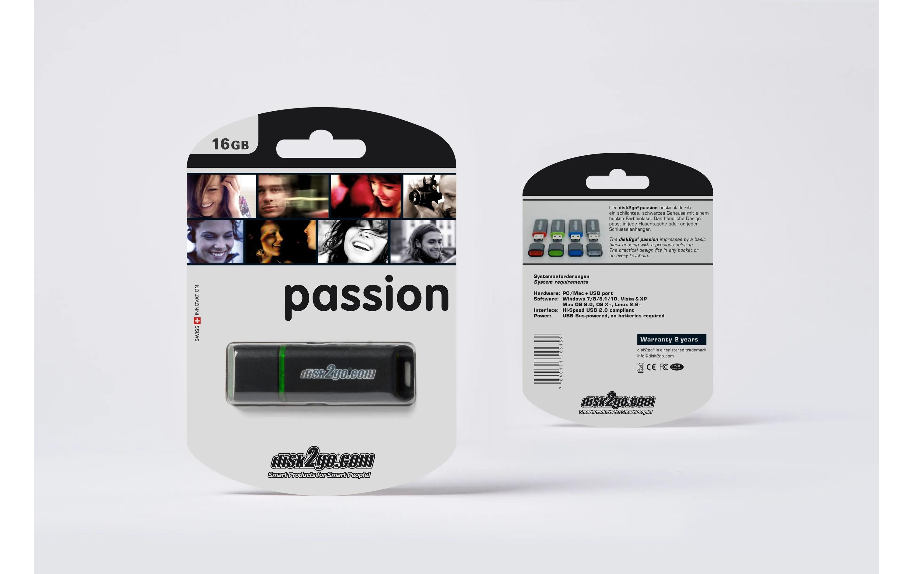 Diverse USB-Stick Passion 16 GB Diverse USB-Stick Passion 16 GB