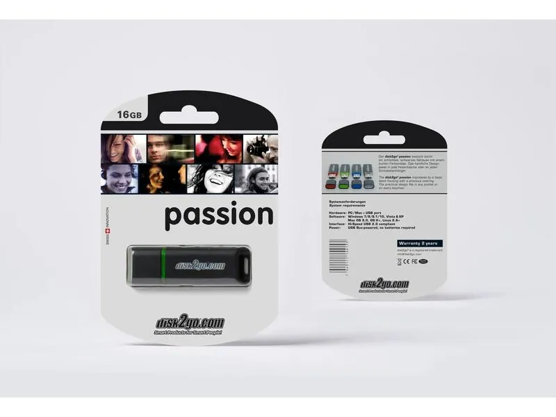 Diverse USB-Stick Passion 16 GB Diverse USB-Stick Passion 16 GB