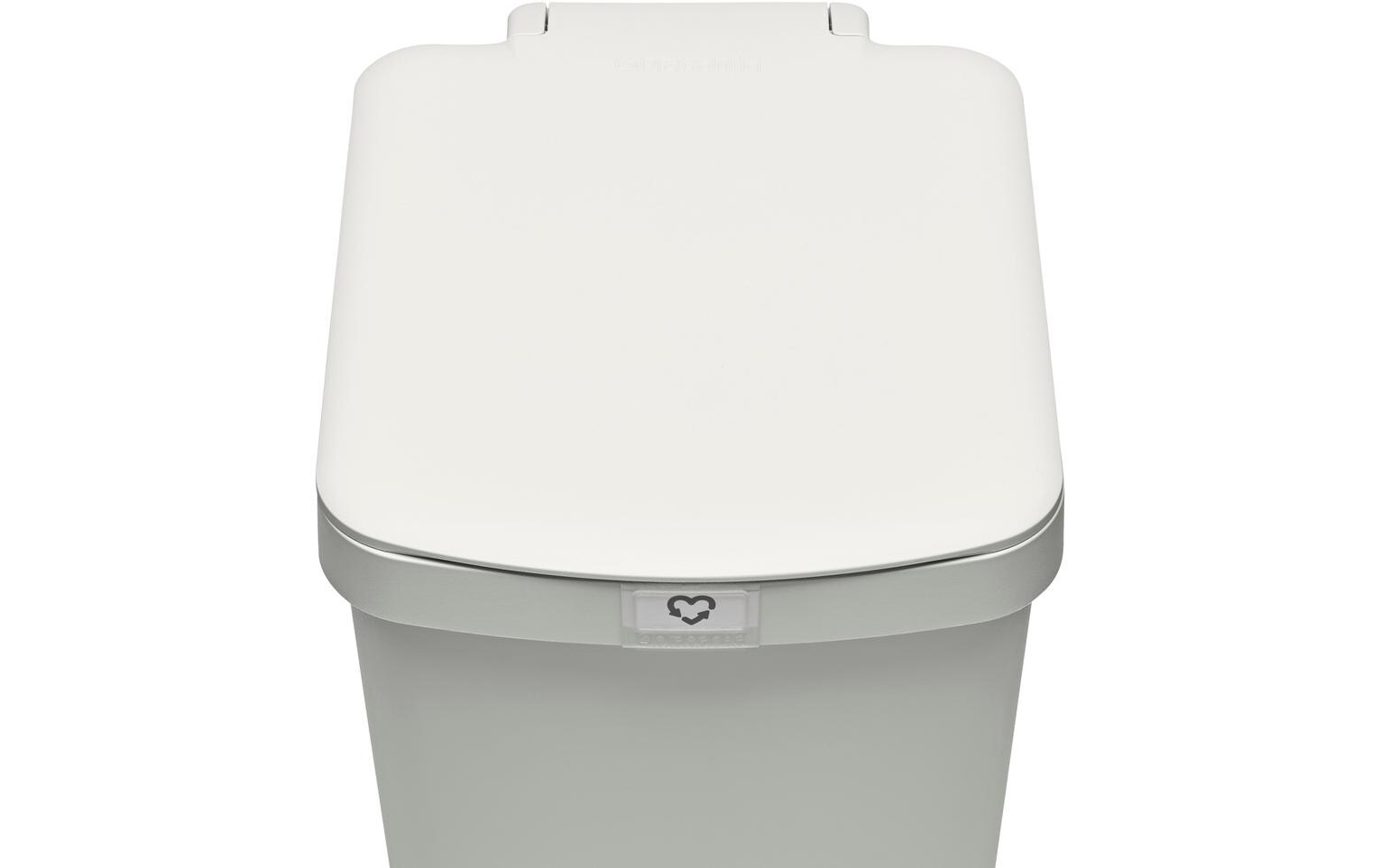 Brabantia Recyclingbehälter StepUp 25 l, Hellgrau