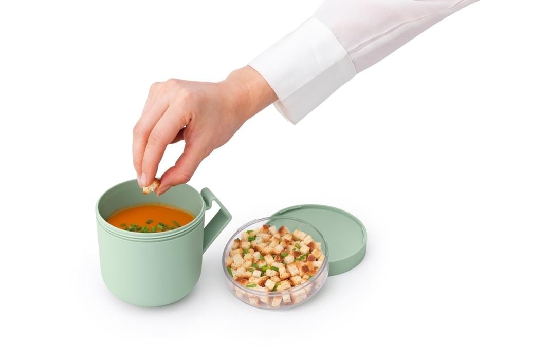 Brabantia Suppenbehälter Make & Take 600 ml, Hellgrün