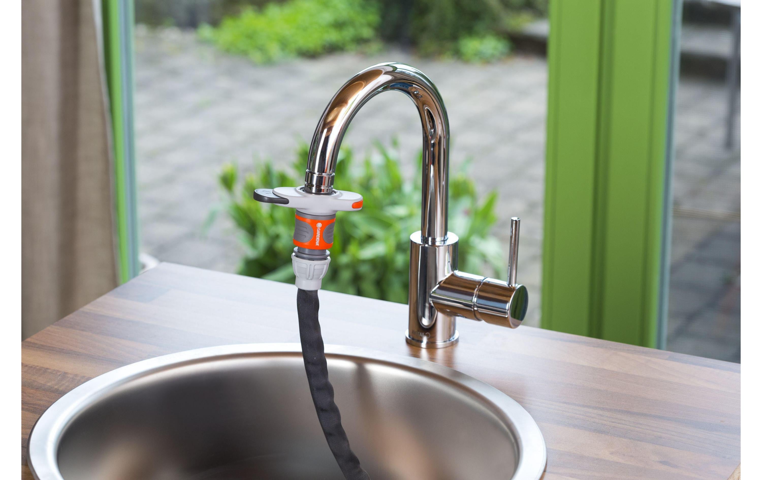 GARDENA Hahnverbinder M 24/M 22 für Indoor-Wasserhähne