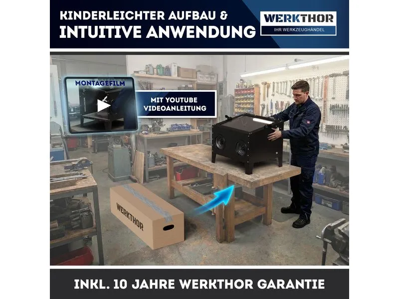 Werkthor Werkthor Sandstrahlkabine 90 Liter