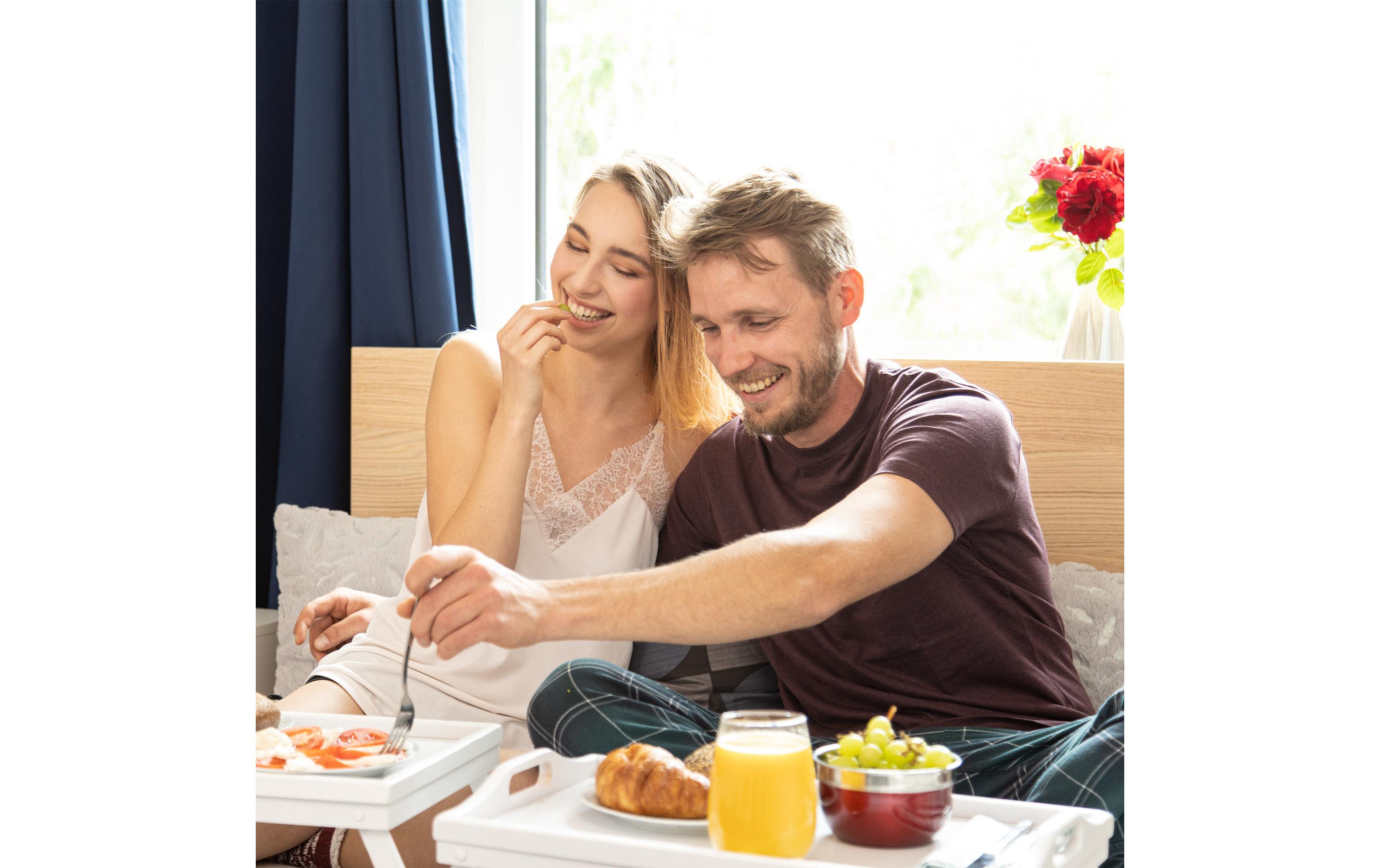 relaxdays Serviertablett Weiss