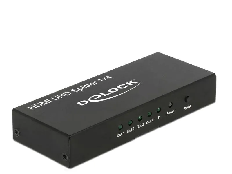 Delock 4-Port Signalsplitter HDMI - HDMI 4K/60Hz Delock 4-Port Signalsplitter HDMI - HDMI 4K/60Hz