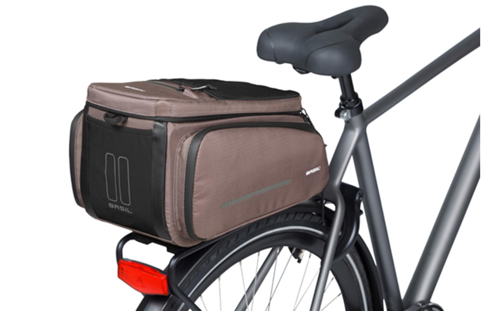 BASIL Gepäckträgertasche Move MIK 10-26 l, braun