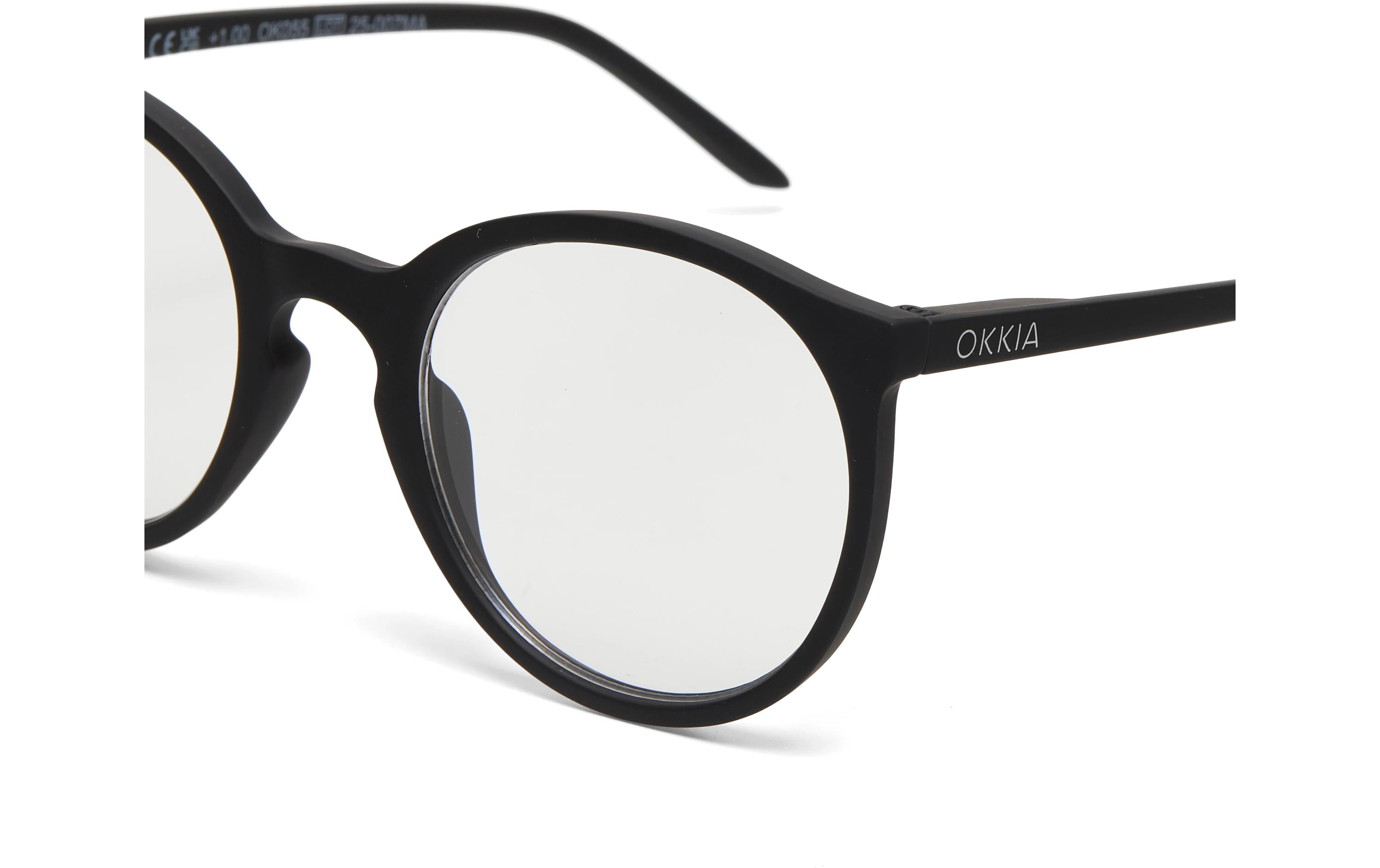 OKKIA Lesebrille Bologna Black, 1,50