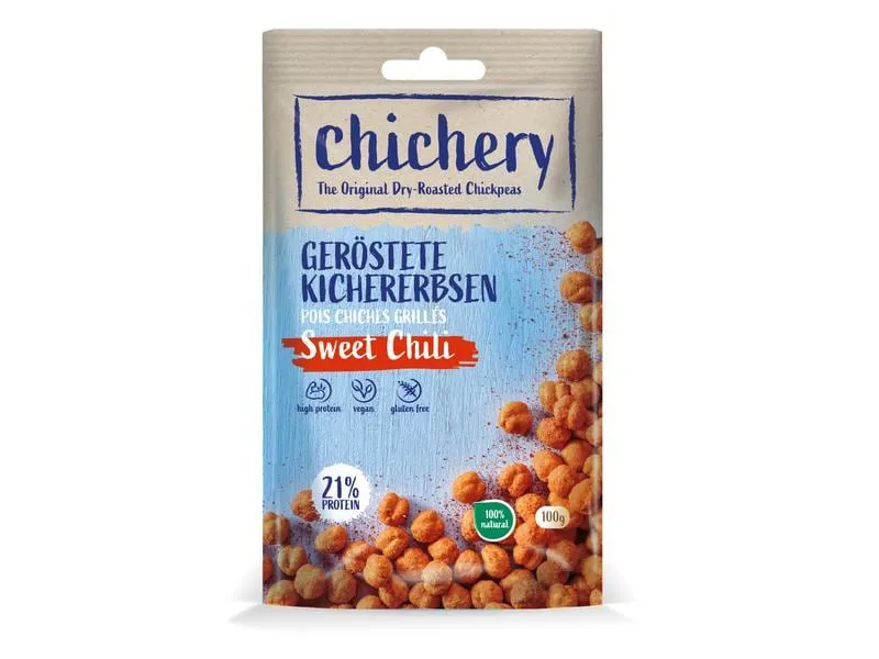 Chichery Geröstete Kichererbsen Sweet Chili 100 g Chichery Geröstete Kichererbsen Sweet Chili 100 g
