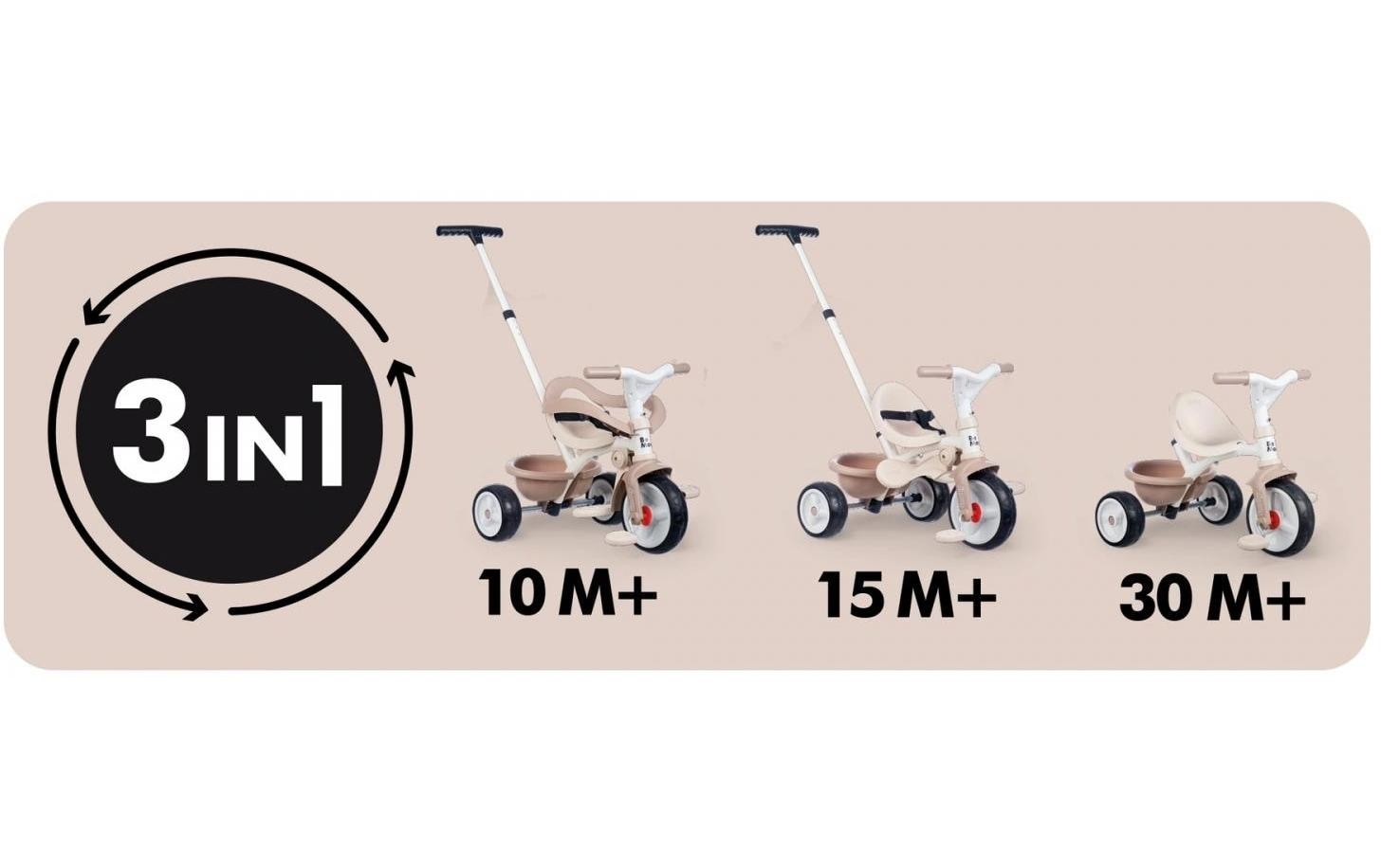 Smoby Dreirad Be Move Komfort Beige