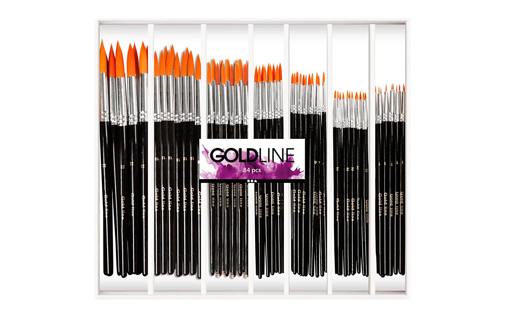 Creativ Company Nylonhaarpinsel 84 Stück Creativ Company Nylonhaarpinsel 84 Stück