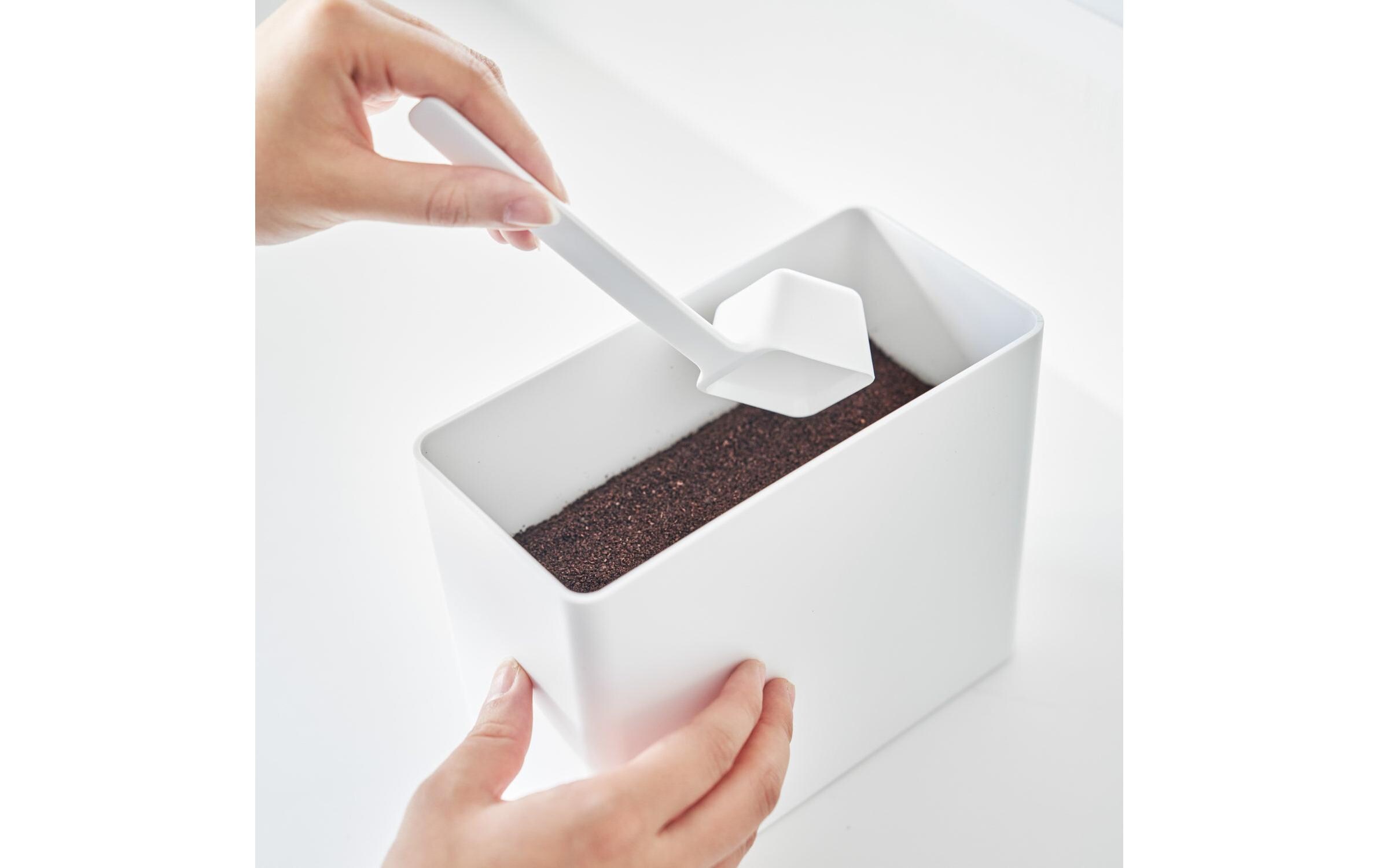 Yamazaki Vorratsdose Tower 1.6 l, Weiss