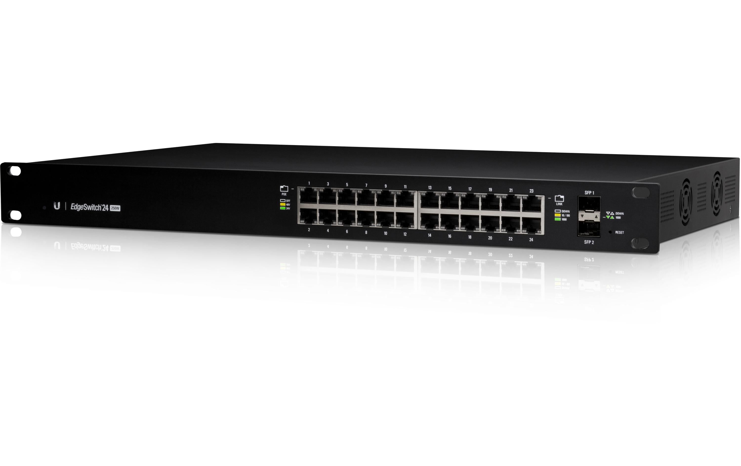 Ubiquiti PoE Switch EdgeSwitch ES-24-250W 26 Port