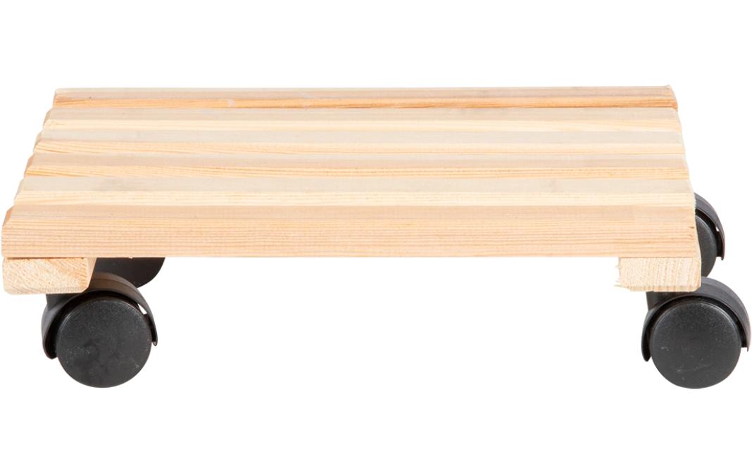 Esschert Design Rolleruntersetzer Quadratisch L Nature/Schwarz