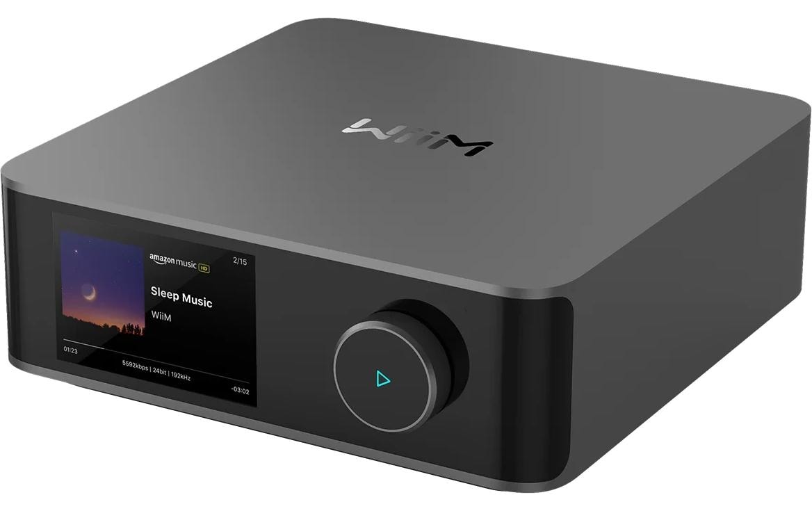 WiiM Netzwerk-Audioplayer Amp Ultra Grau