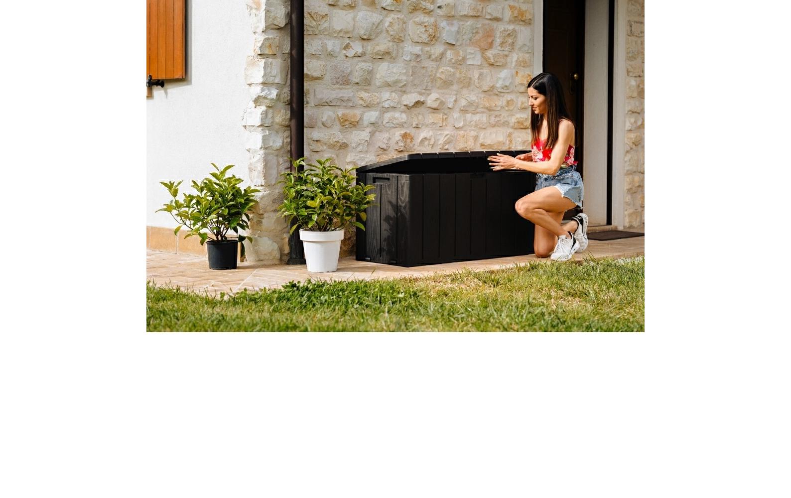 Toomax Gartenbox 270 l Dunkelanthrazit