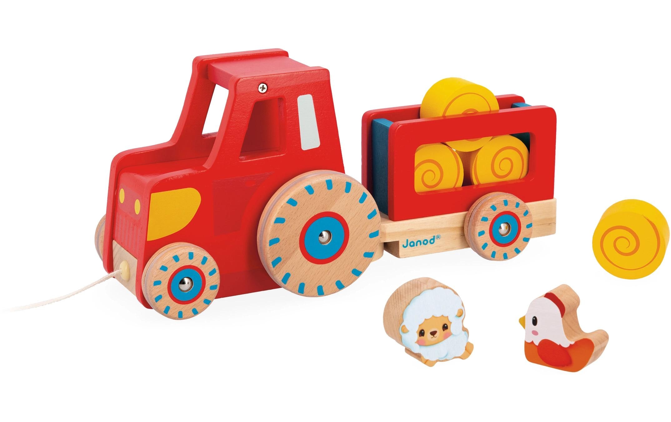 Janod Nachziehspielzeug Traktor Janod Nachziehspielzeug Traktor