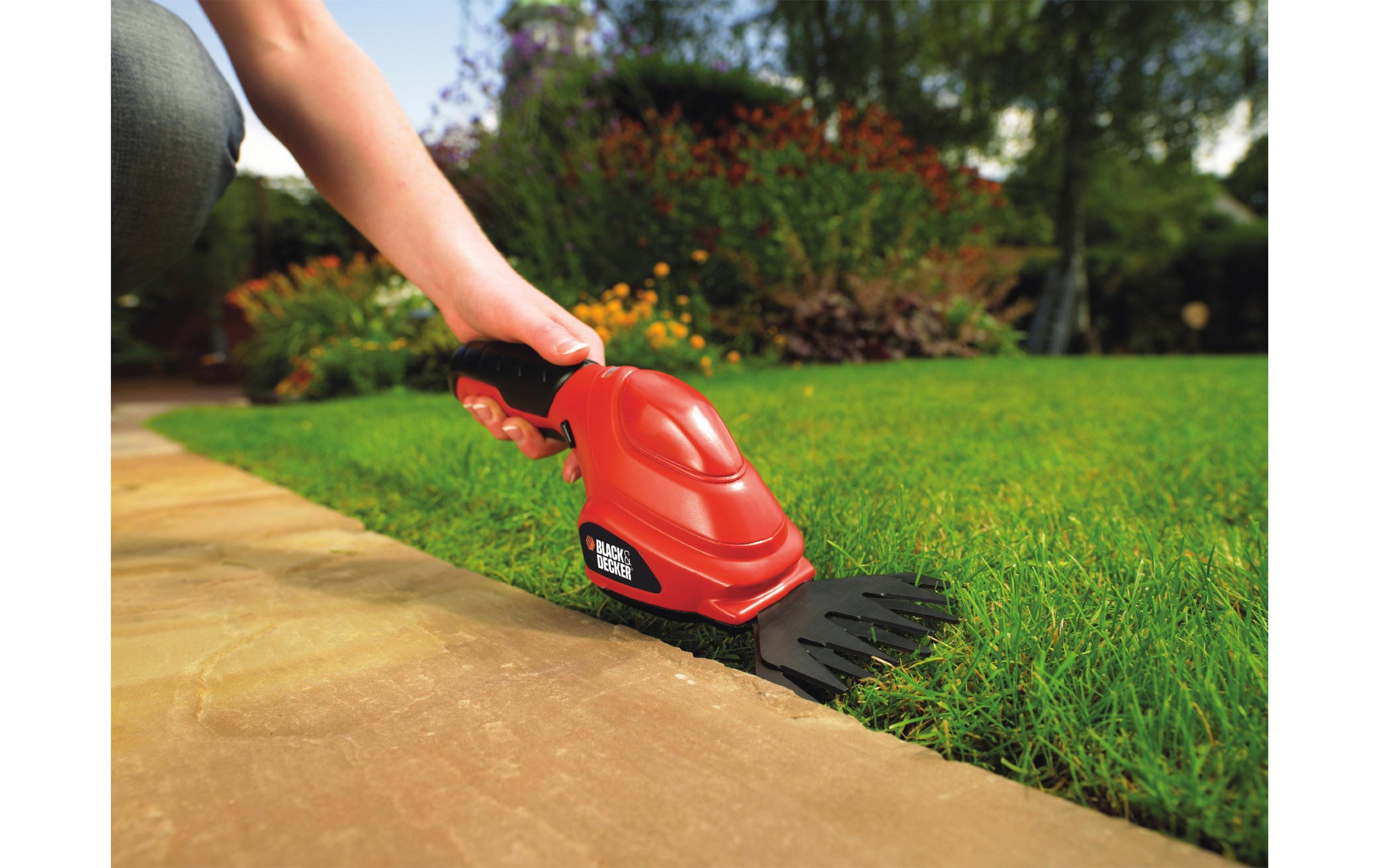 BLACK+DECKER Akku-Grasschere GSL200