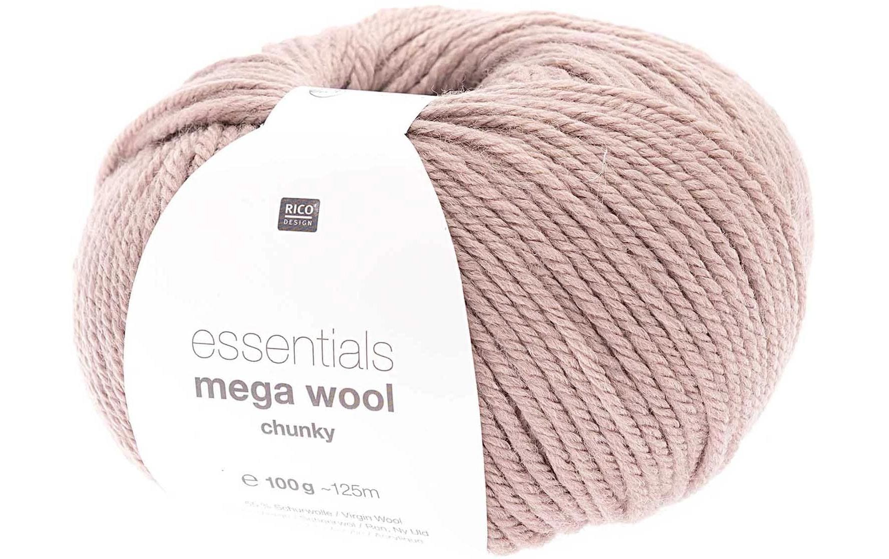 Rico Design Wolle Essentials Mega Wool chunky 100 g, Mauve