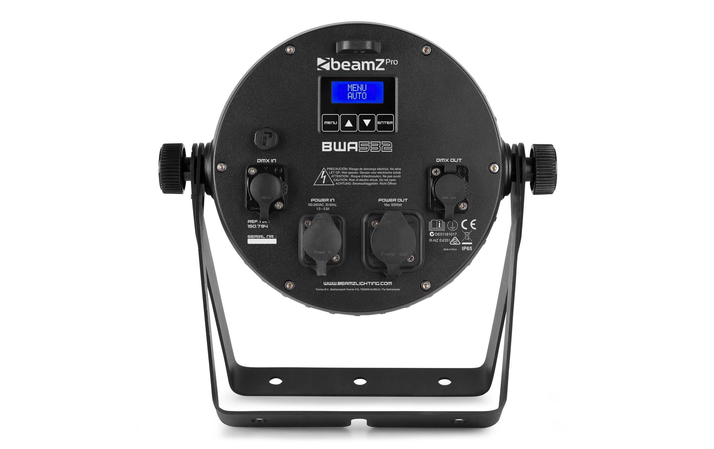 BeamZ Pro Scheinwerfer BWA532 Alu IP65 LED Par