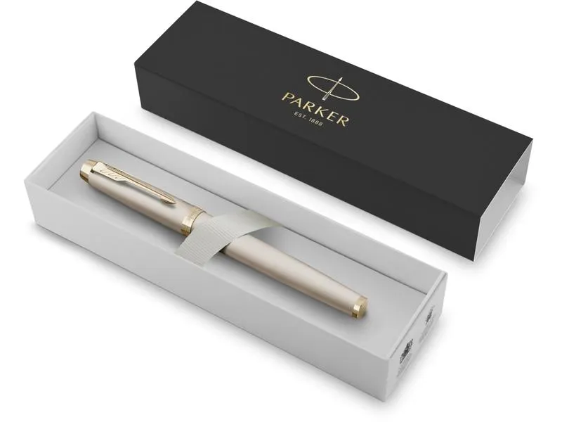 Parker Füllfederhalter IM Monochrome Medium (M), Champagne