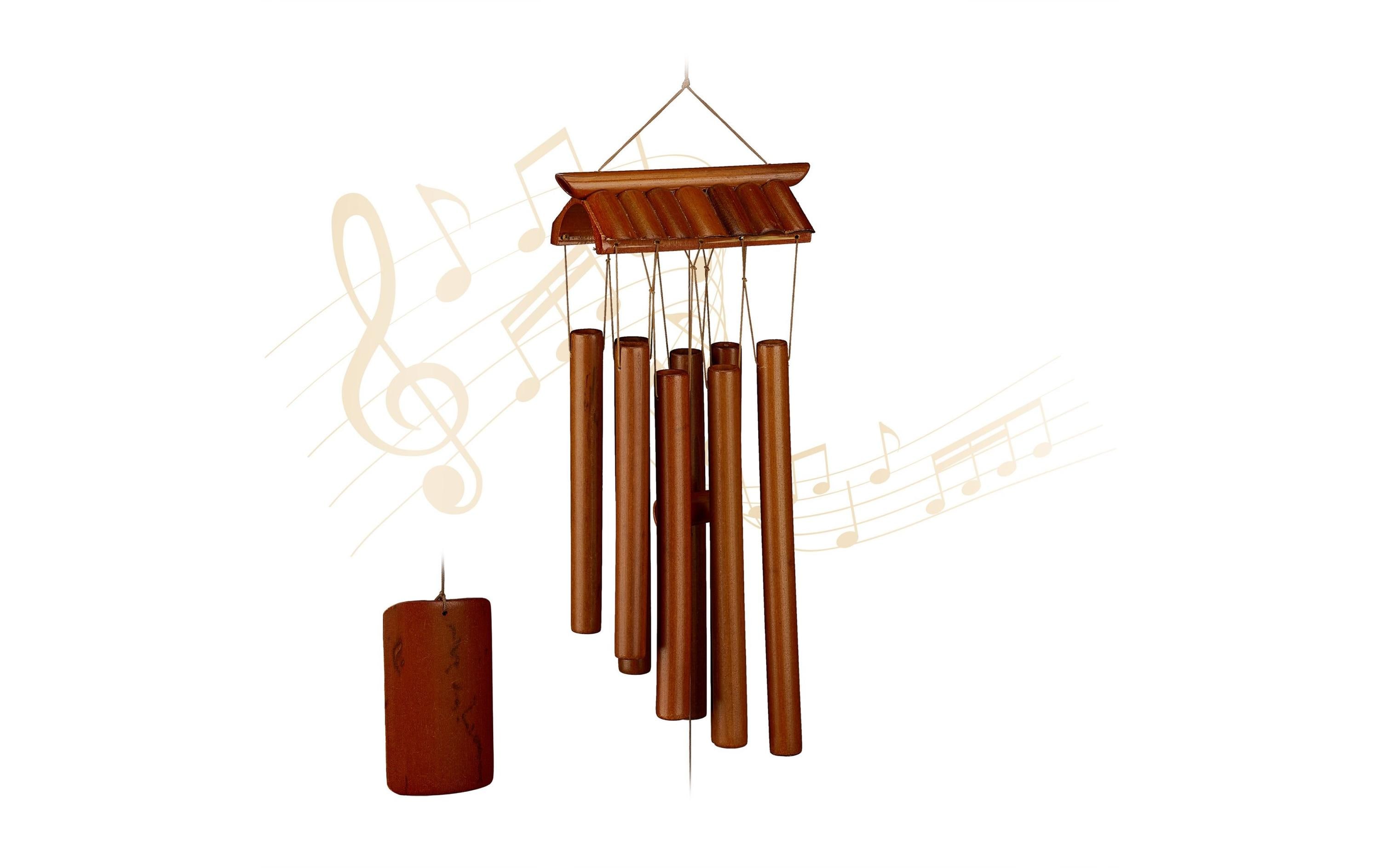 relaxdays Windspiel Tempel 62 cm