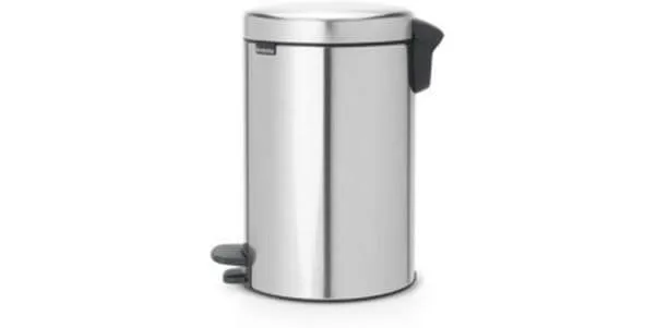 Brabantia Treteimer NewIcon Fingerprint Proof 12 l, Silber matt