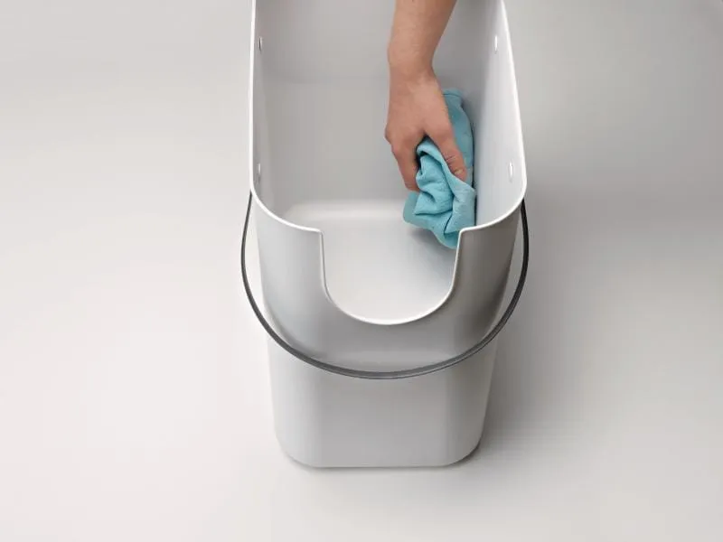 Rotho Recyclingbehälter Albula 25 l, Mistletoe Weiss Rotho Recyclingbehälter Albula 25 l, Mistletoe Weiss