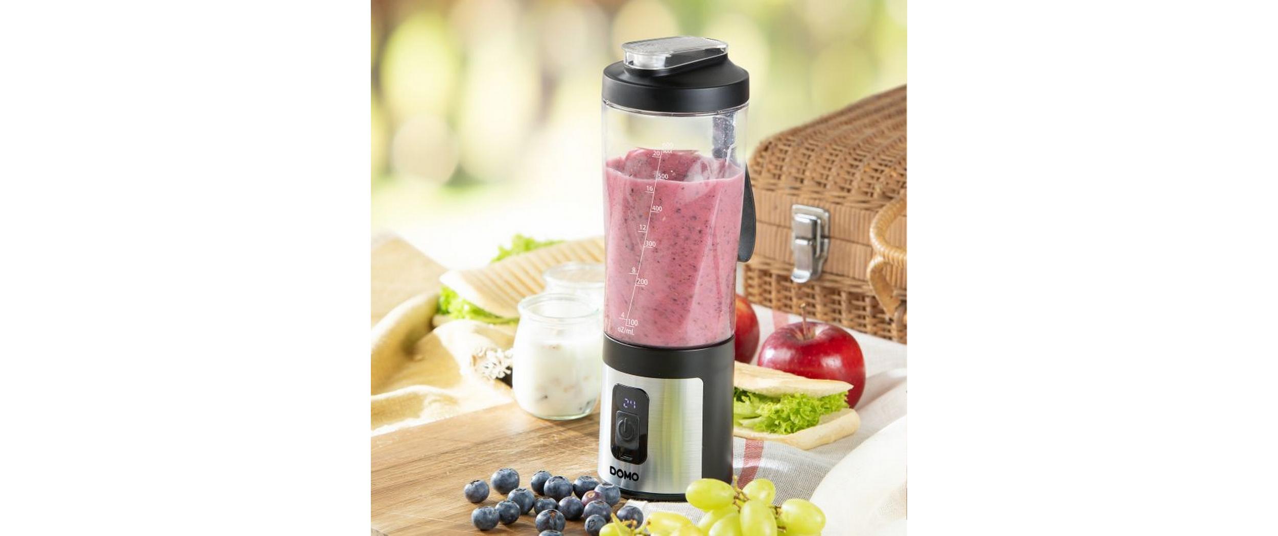 Domo Standmixer DO751BL Schwarz/Silber