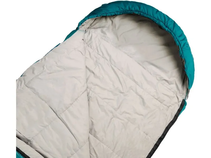 Grüezi Bag Schlafsack Wolle Camp Comfort 4 °C R 185 cm, Türkis