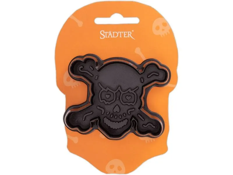 Städter Präge-Ausstecher Totenkopf 4.3 x 7.5 cm, Schwarz Städter Präge-Ausstecher Totenkopf 4.3 x 7.5 cm, Schwarz
