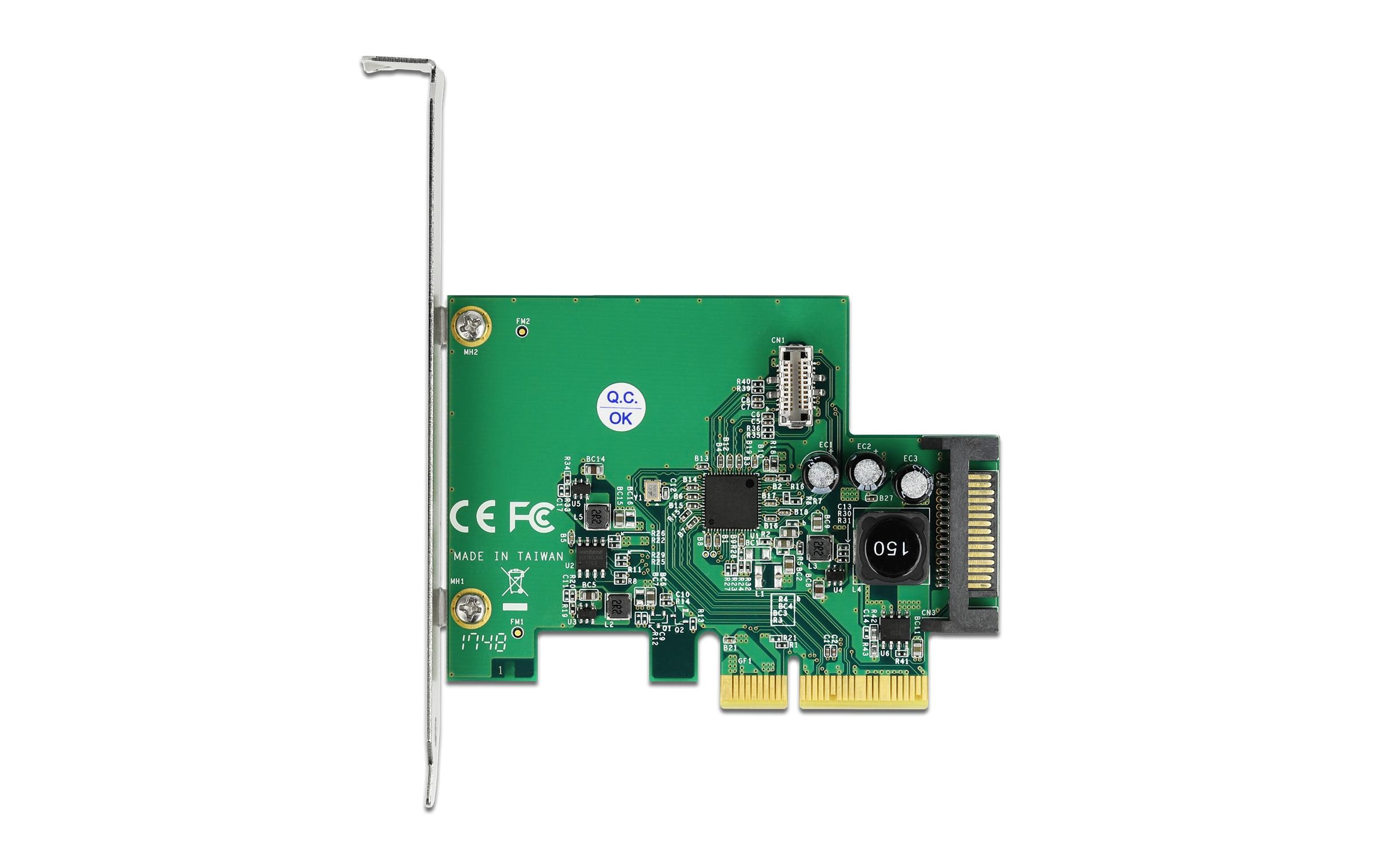 Delock PCI-Express-Karte 1x intern USB 3.2 Gen 2 Key B 20 Pin Delock PCI-Express-Karte 1x intern USB 3.2 Gen 2 Key B 20 Pin
