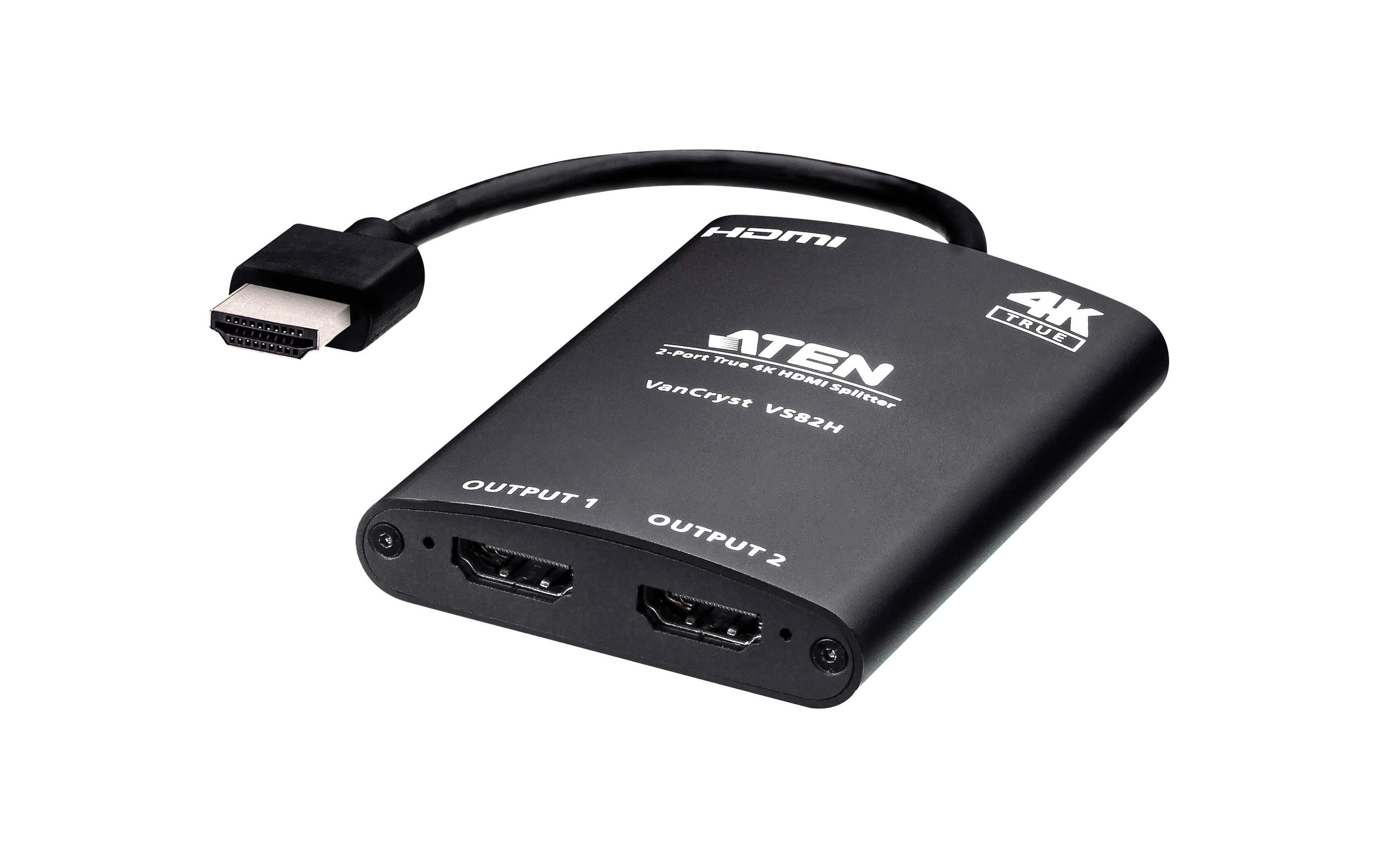 Aten 2-Port Signalsplitter VS82H True 4K HDMI