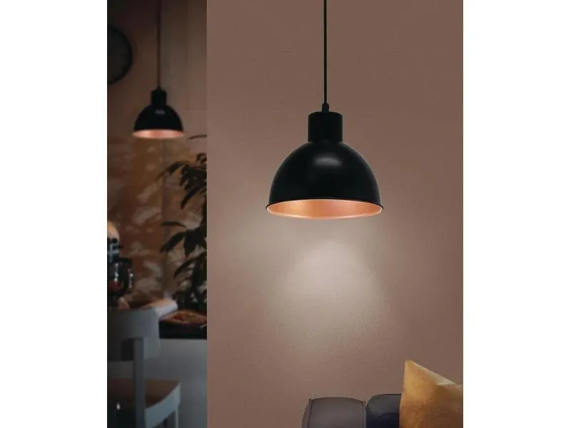 EGLO Leuchten Pendelleuchte TRURO 1 1x E27 Schwarz EGLO Leuchten Pendelleuchte TRURO 1 1x E27 Schwarz