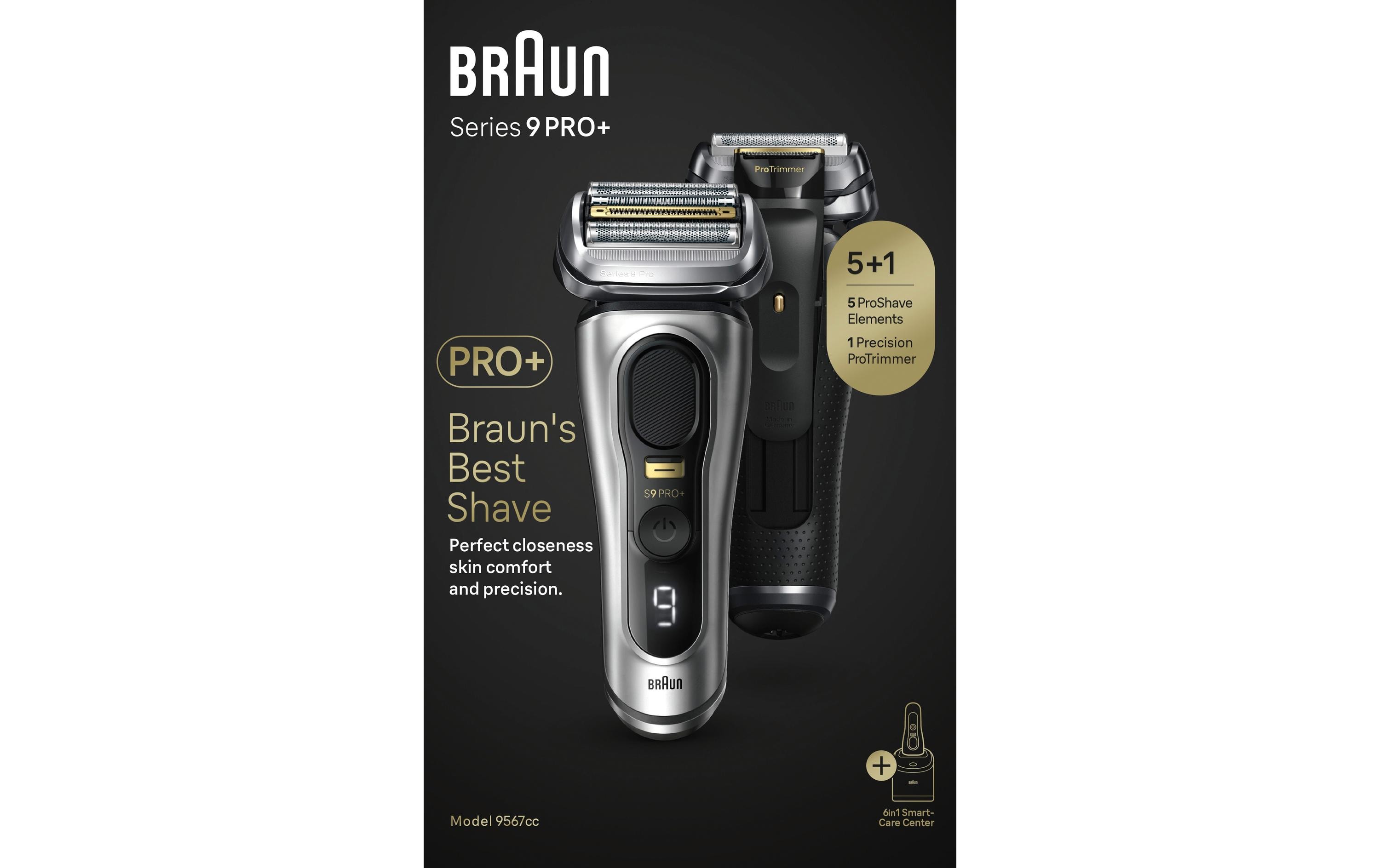 Braun Herrenrasierer Series 9 Pro+ 9567cc mit Reinigungsstation