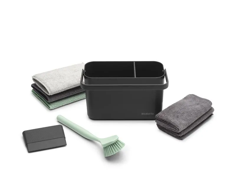 Brabantia SinkSide Reinigungsset Dunkelgrau Brabantia SinkSide Reinigungsset Dunkelgrau