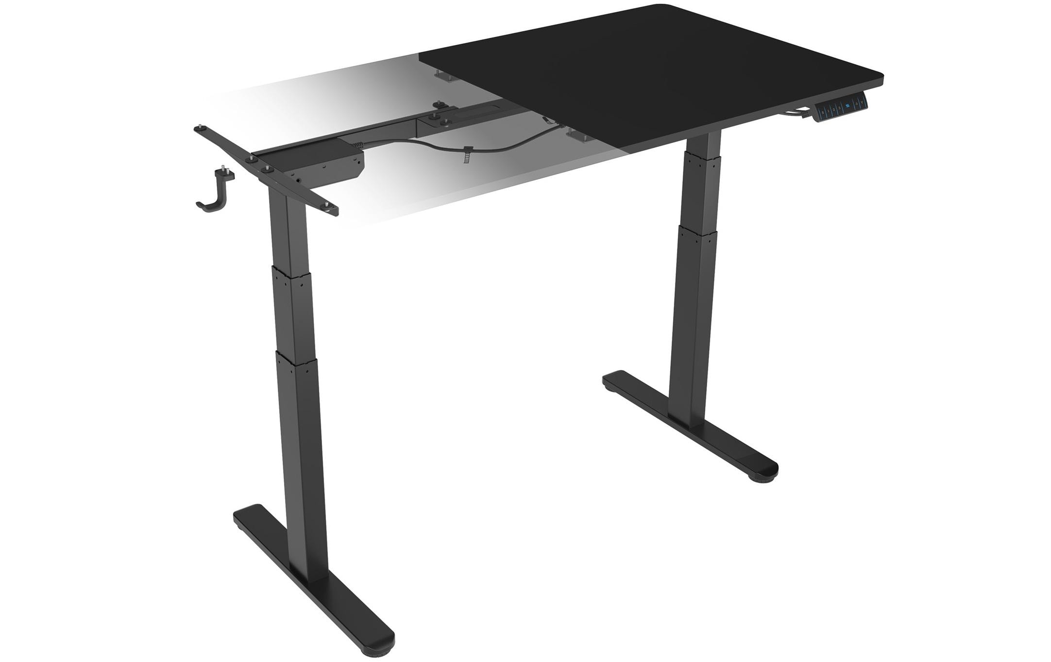 ICY BOX Stehtisch 140 x 70 cm, Schwarz ICY BOX Stehtisch 140 x 70 cm, Schwarz