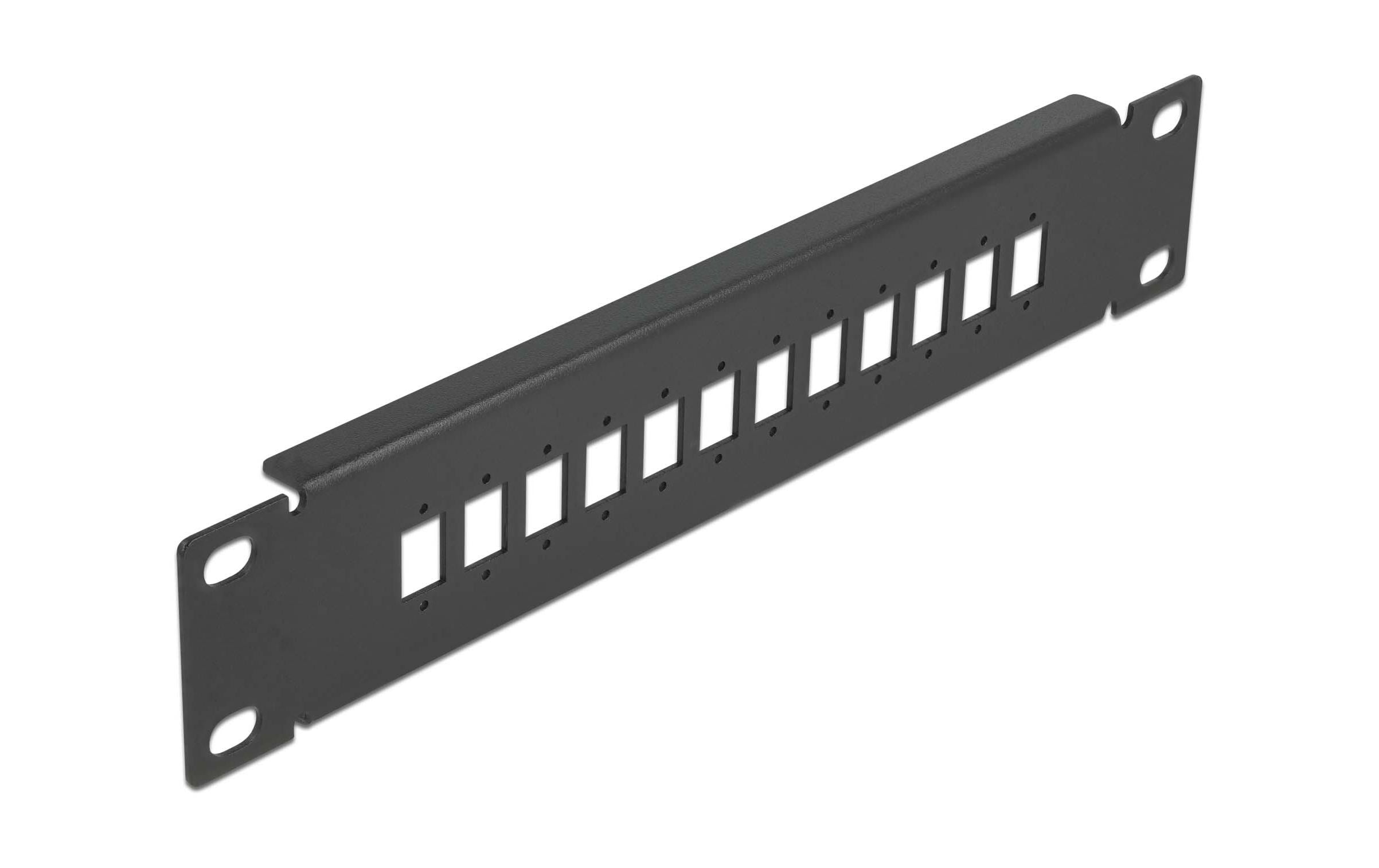 Delock Verteilerplatte 10″ LWL Patchpanel 12 Port für SC / LC Delock Verteilerplatte 10″ LWL Patchpanel 12 Port für SC / LC
