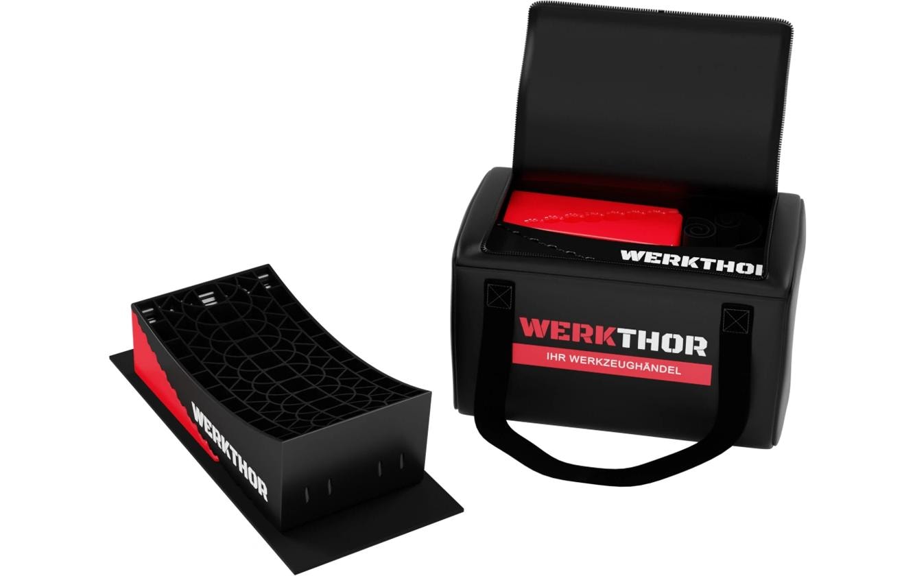 Werkthor Stufenlose Auffahrkeile 2er Set, Rot