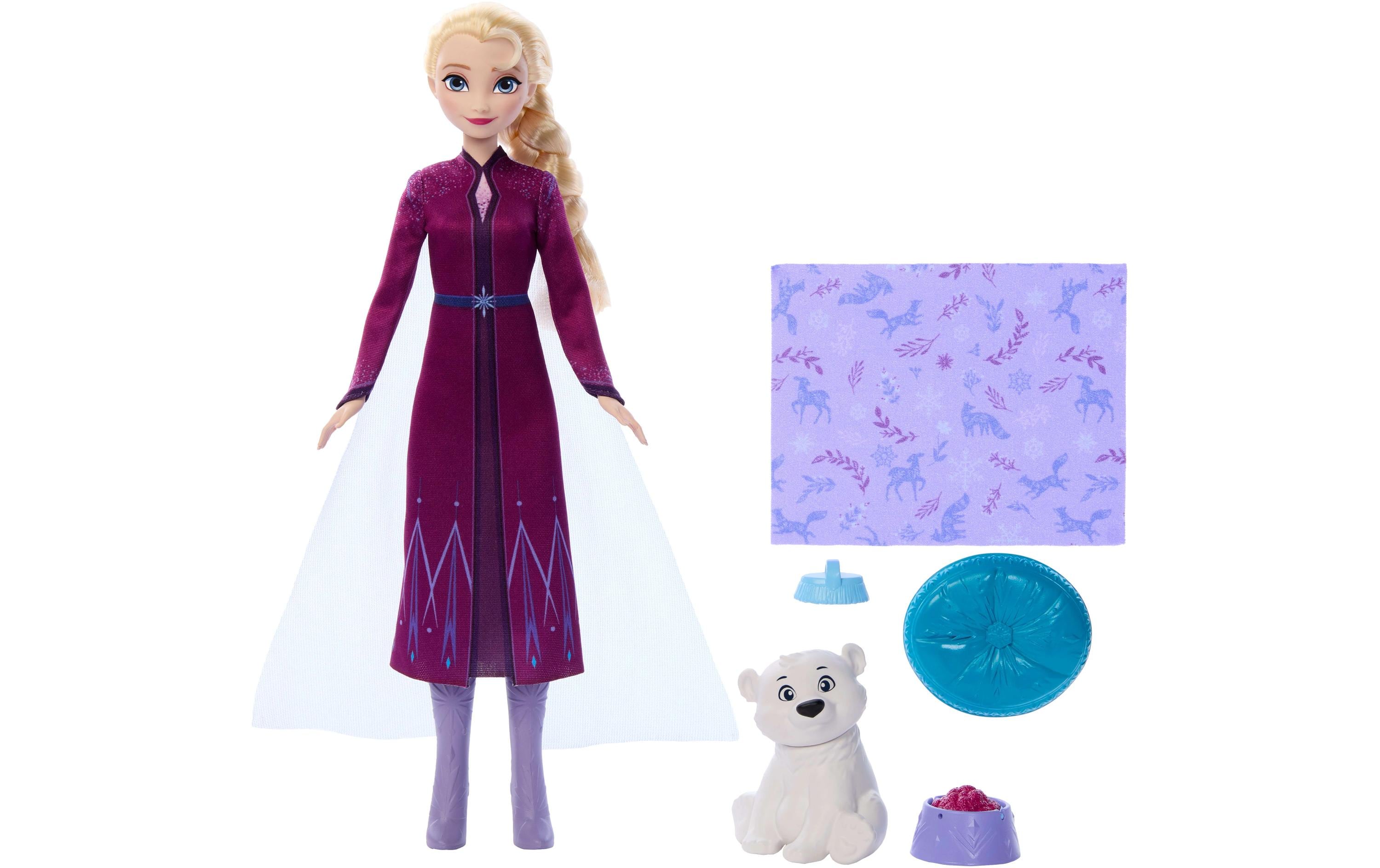 Disney Frozen Puppe Elsa and Baby Bear