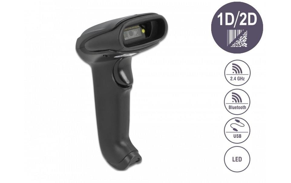 Delock Barcode Scanner 90562 USB & Bluetooth 1D/2D