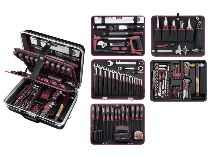 Kraftwerk Werkzeugkoffer ABS-Profi P300 185-teilig Kraftwerk Werkzeugkoffer ABS-Profi P300 185-teilig