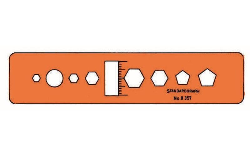 Diverse Chemieschablone Standardgraph 8357