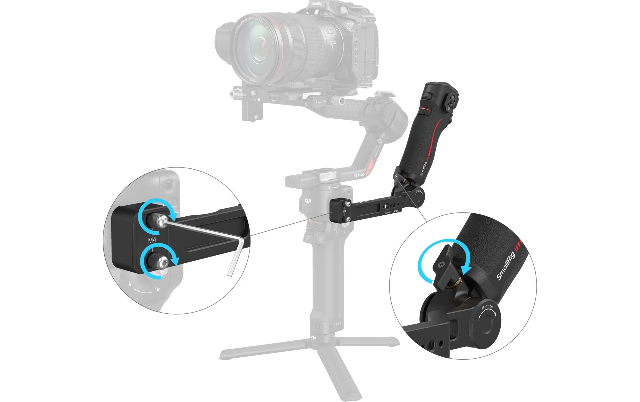Smallrig Griff Focus Control Sling Handle DJI RS