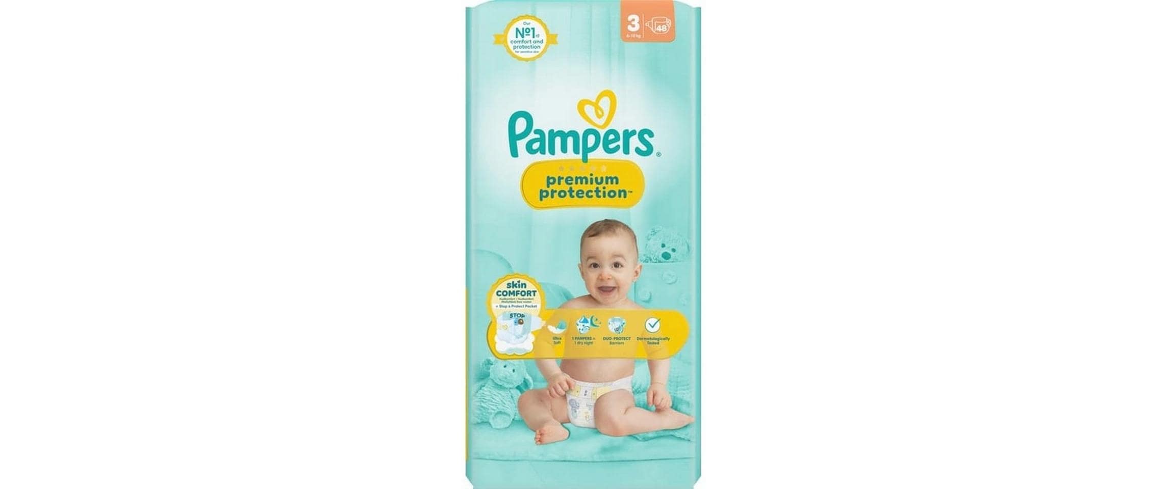 Pampers Windeln Premium Protection Gr.3 6-10 kg, N3, 48 Stück