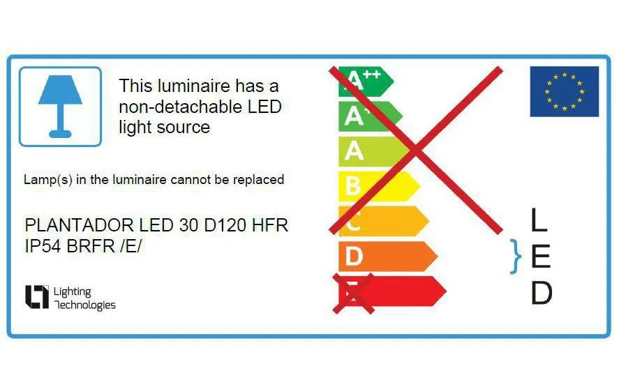 Lighting Technologies Aufbauleuchte Plantador 32W, 470lm, 1m, IP54, BRFR Lighting Technologies Aufbauleuchte Plantador 32W, 470lm, 1m, IP54, BRFR