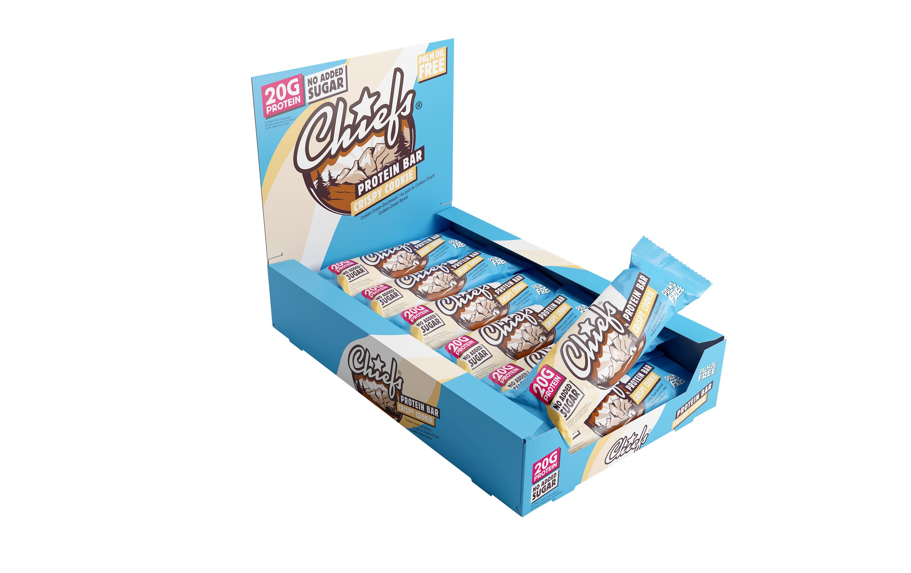 Chiefs Riegel Crispy Cookie 12 x 55 g