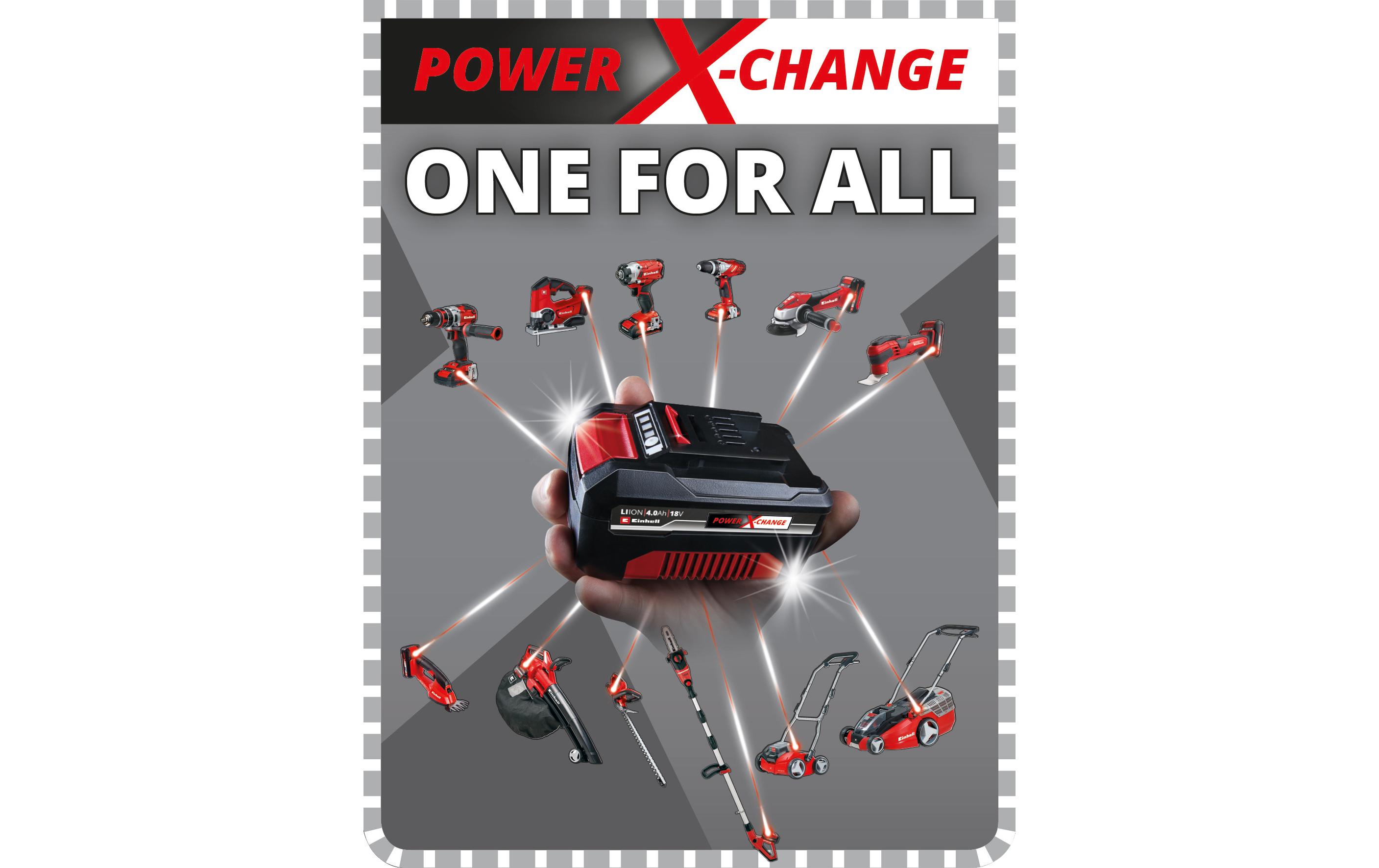 Einhell Professional Akku-Winkelschleifer AXXIO 18/125 Q Solo